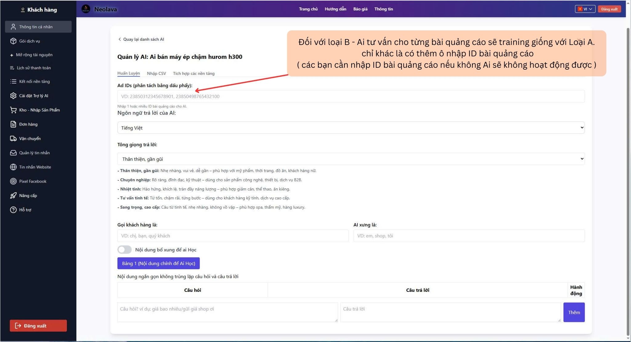 chatbot ai thông minh